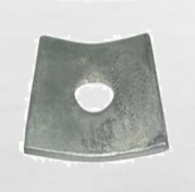 ARANDELA CUADRADA CURVA GALV 5/8”