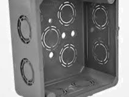 CAJA 4X4 PVC GRIS, PROW